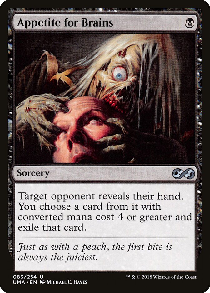 Appetite for Brains, Ultimate Masters · 083/254