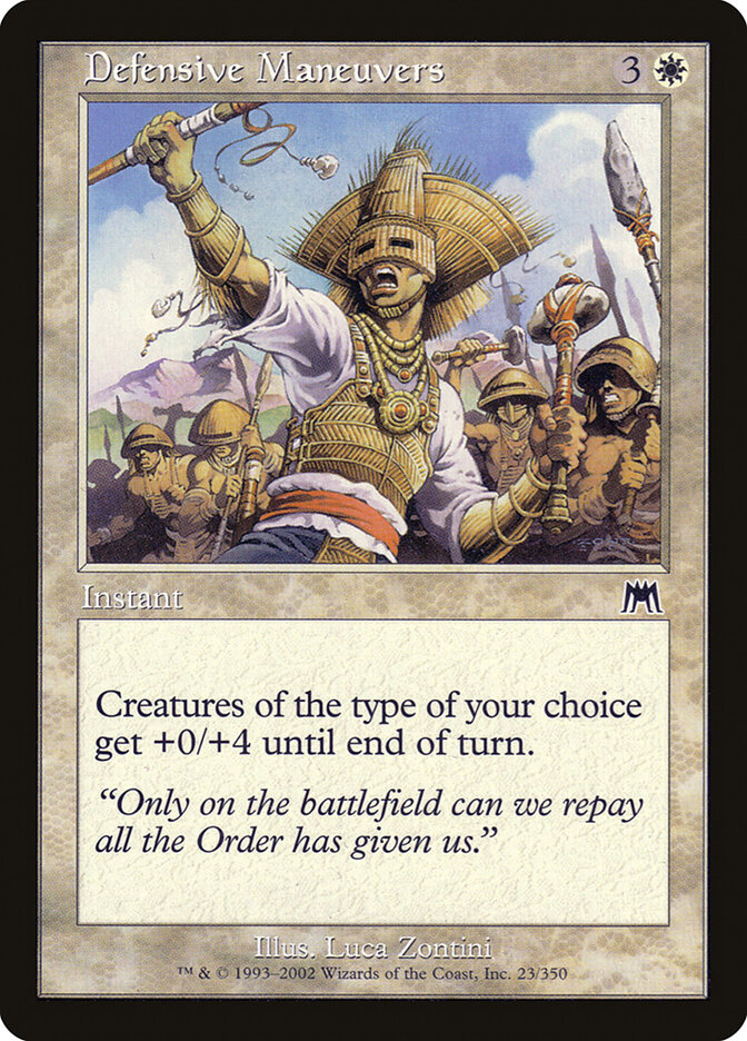 Defensive Maneuvers, Onslaught · 23/350