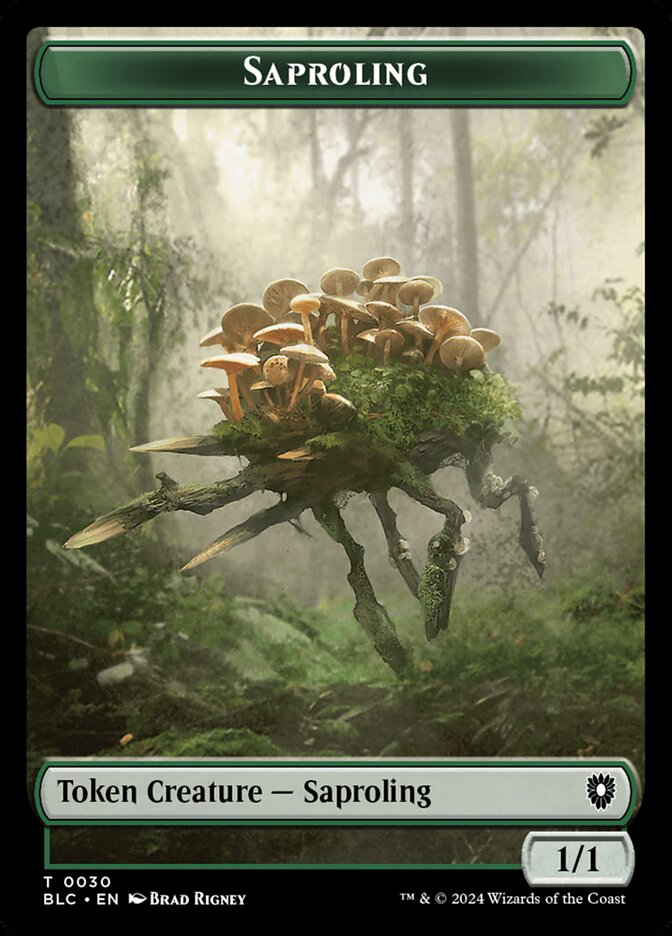 Saproling, Bloomburrow Commander Tokens · 0030