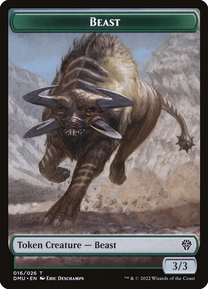Beast, Dominaria United Tokens · 016