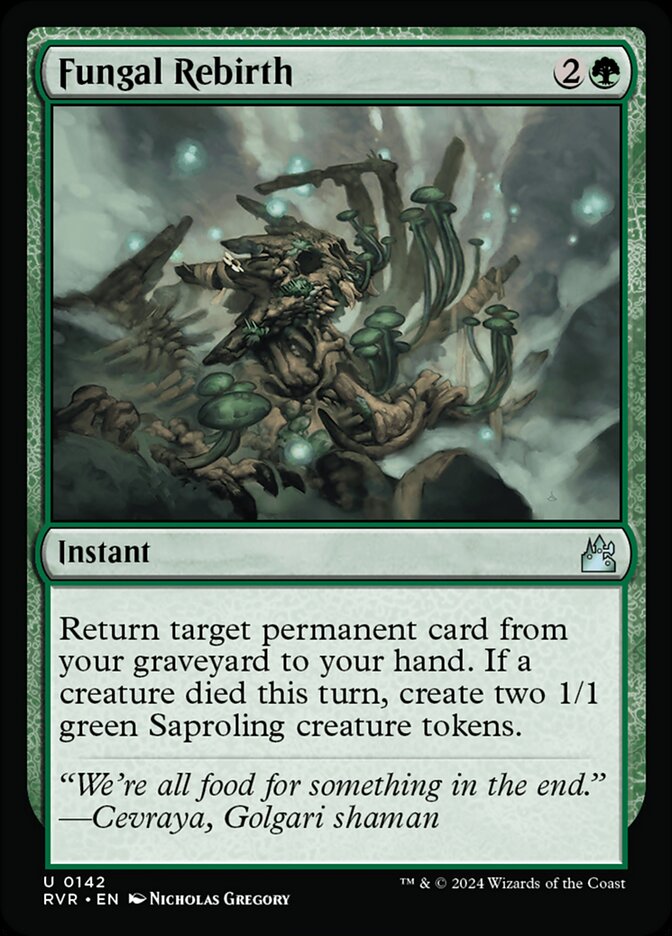 Fungal Rebirth, Ravnica Remastered · 0142