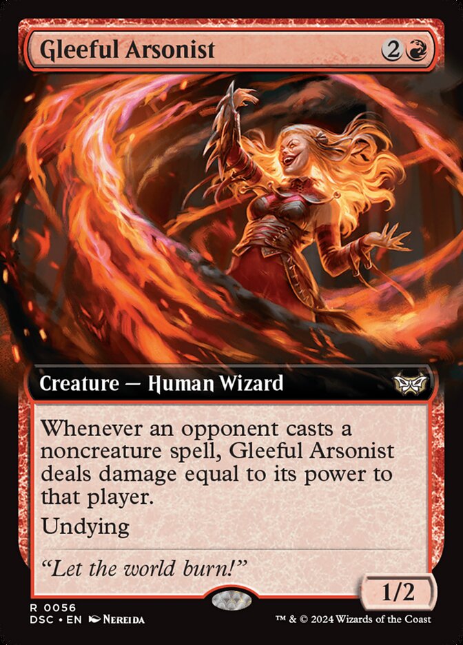 Gleeful Arsonist, Duskmourn: House of Horror Commander · 0056