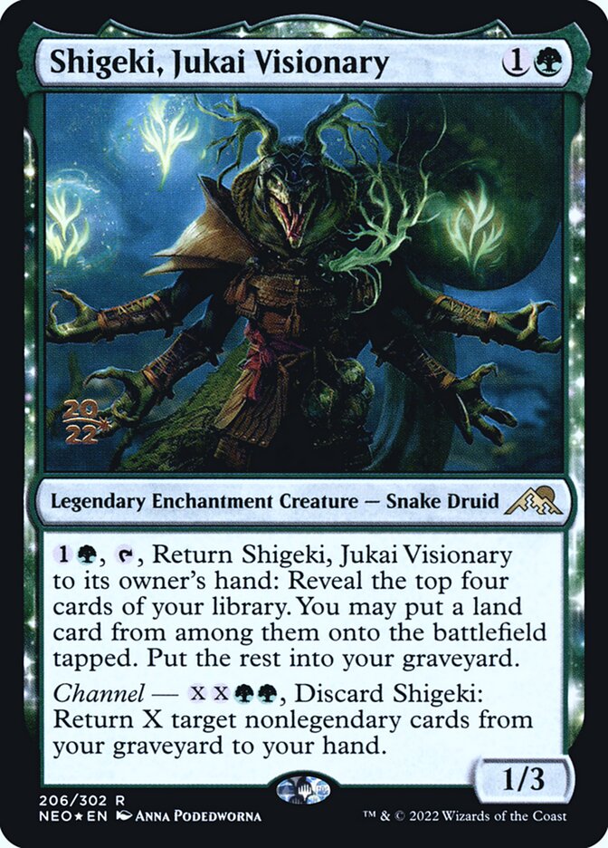 Shigeki, Jukai Visionary, Kamigawa: Neon Dynasty Promos · 206/302