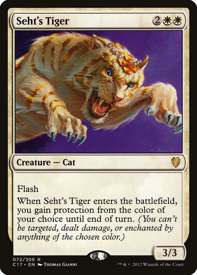 Seht's Tiger, Commander 2017 · 072/309