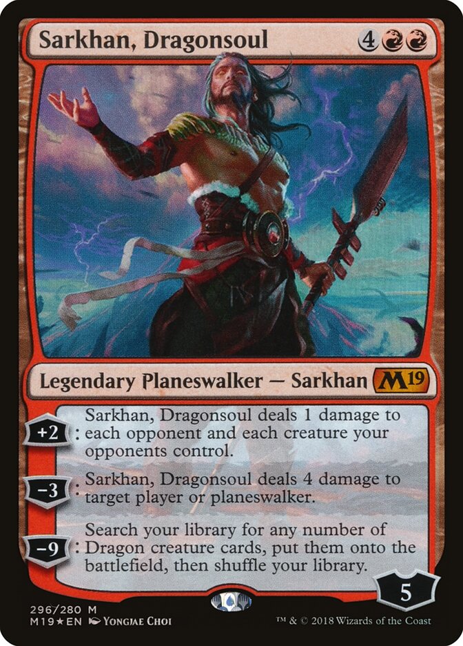 Sarkhan, Dragonsoul, Core Set 2019 · 296