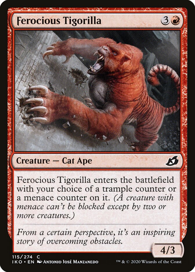 Ferocious Tigorilla, Ikoria: Lair of Behemoths · 115/274