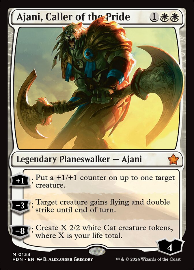 Ajani, Caller of the Pride, Foundations · 0134