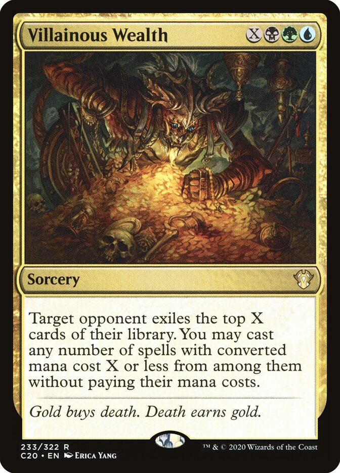 Villainous Wealth, Commander 2020 · 233/322