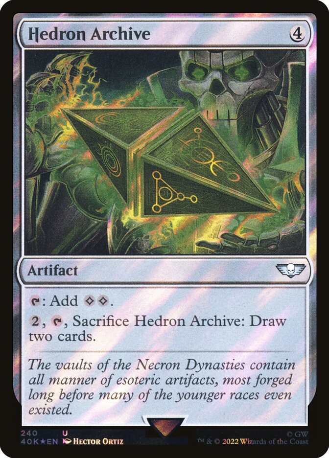 Hedron Archive, Warhammer 40,000 Commander · 240-star