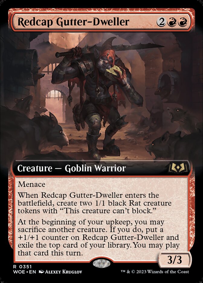 Redcap Gutter-Dweller, Wilds of Eldraine · 0351