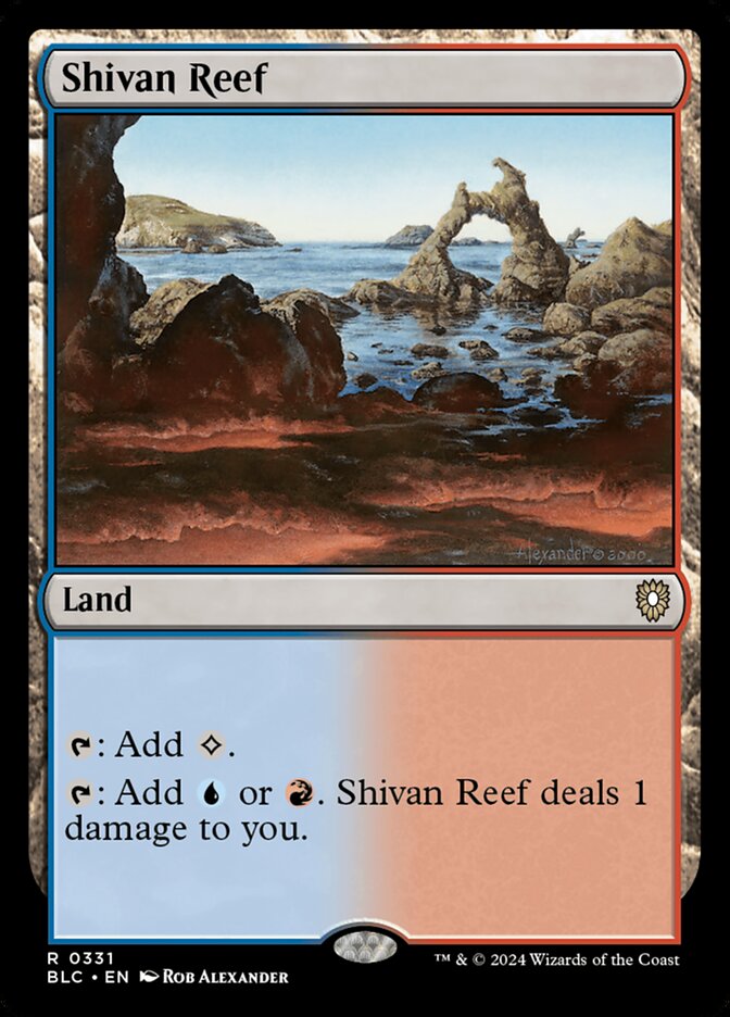 Shivan Reef, Bloomburrow Commander · 0331