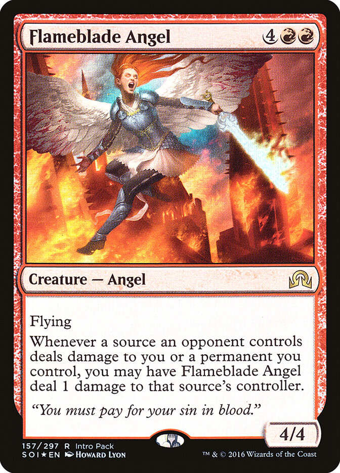 Flameblade Angel, Shadows over Innistrad Promos · 157/297