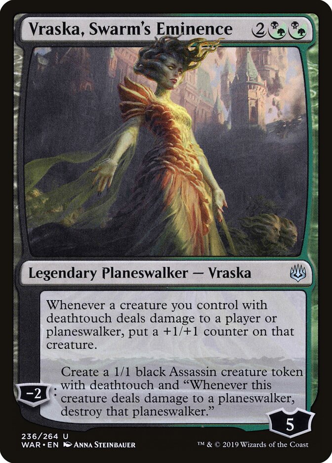 Vraska, Swarm's Eminence, War of the Spark · 236/264