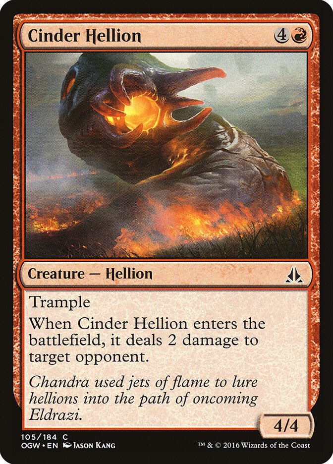 Cinder Hellion, Oath of the Gatewatch · 105/184