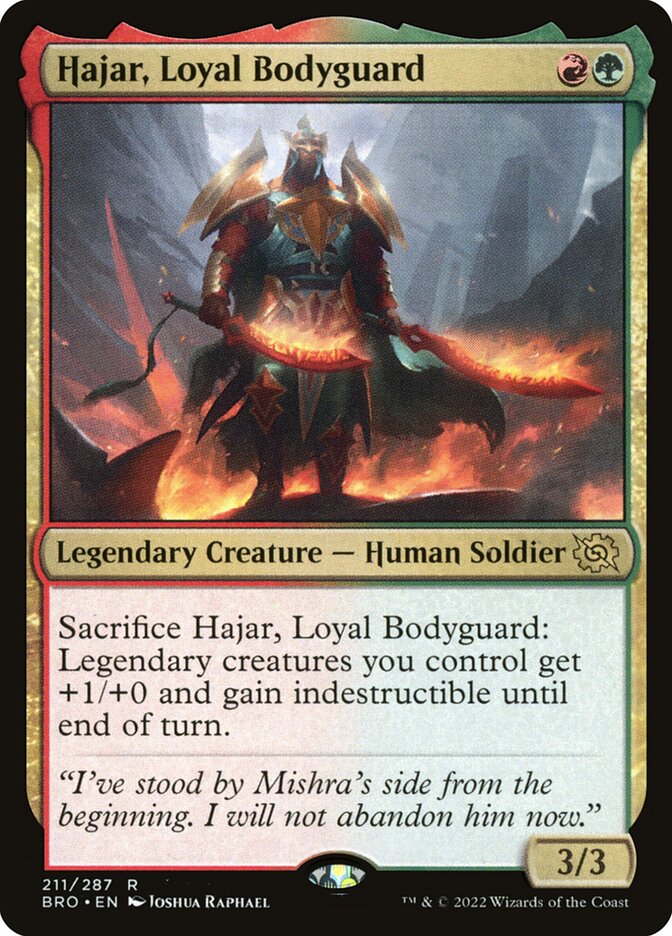 Hajar, Loyal Bodyguard, The Brothers' War · 211/287