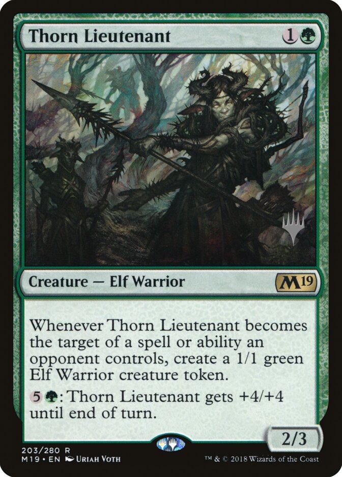 Thorn Lieutenant, Core Set 2019 Promos · 203/280