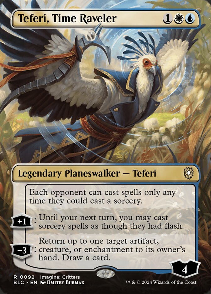 Teferi, Time Raveler, Bloomburrow Commander · 0092