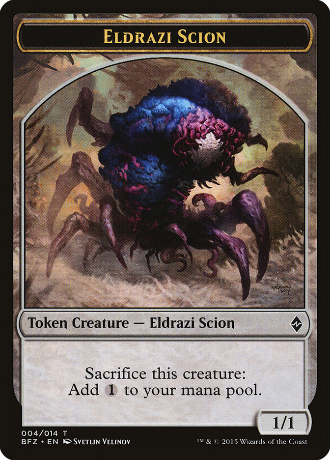 Eldrazi Scion, Battle for Zendikar Tokens · 004
