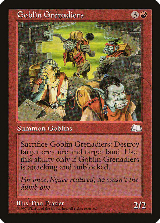 Goblin Grenadiers, Weatherlight · 104