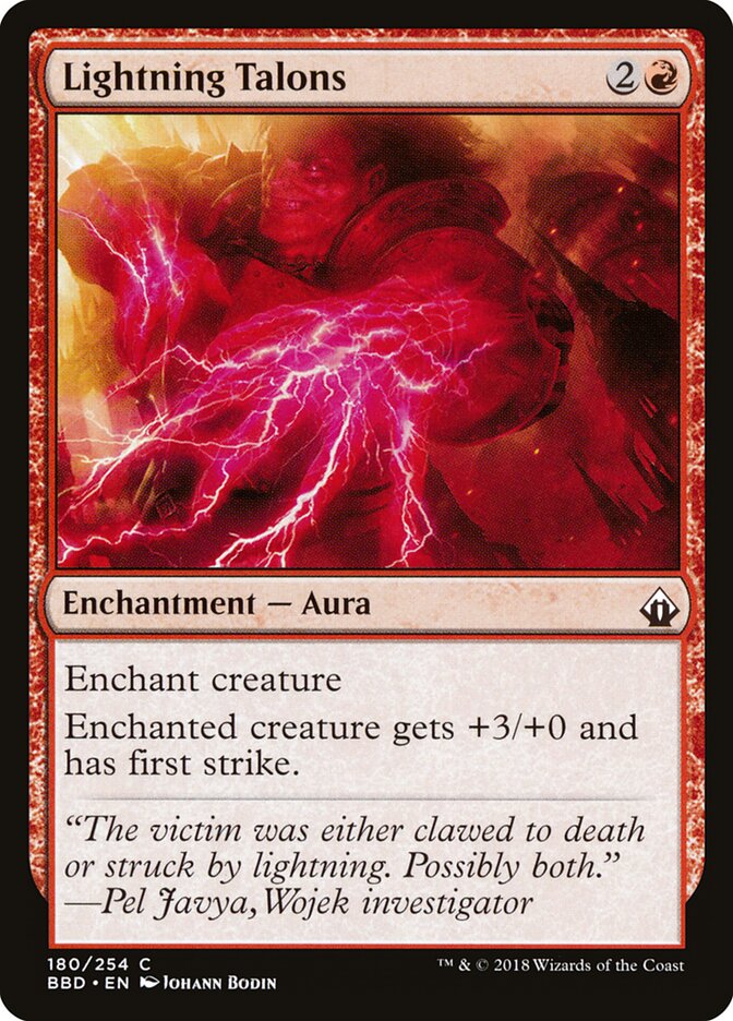 Lightning Talons, Battlebond · 180/254