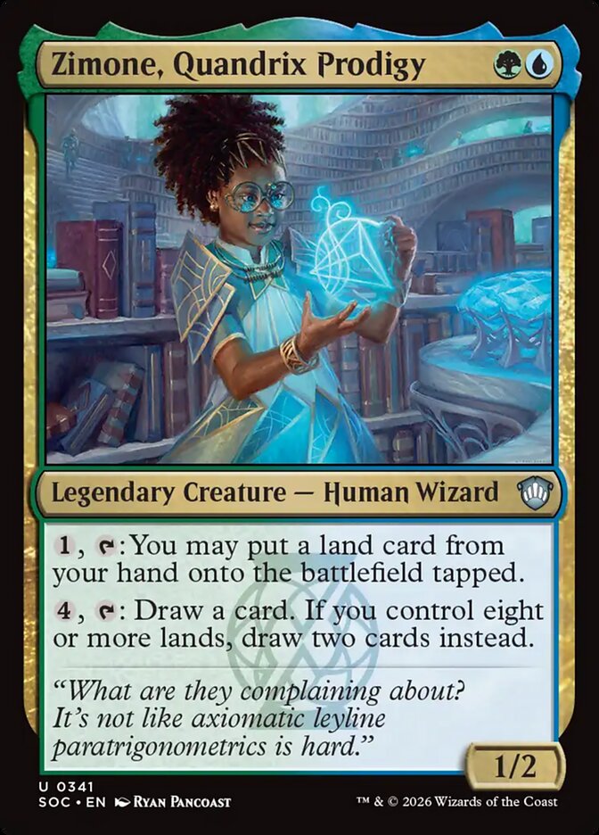 Zimone, Quandrix Prodigy, Secrets of Strixhaven Commander · 0341