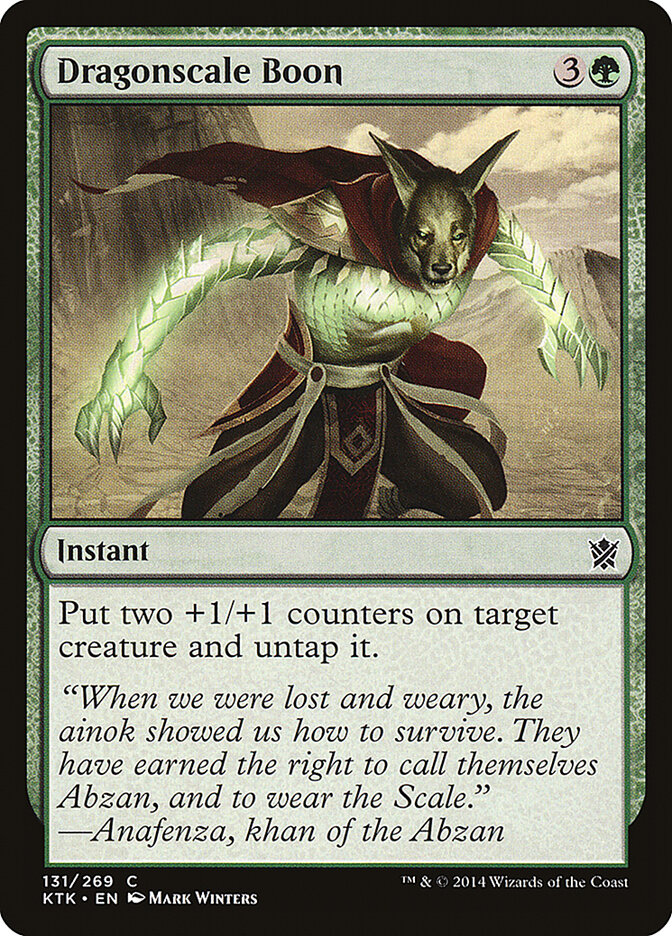 Dragonscale Boon, Khans of Tarkir · 131/269