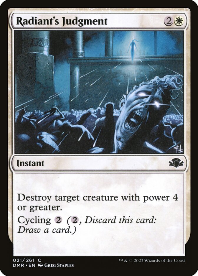 Radiant's Judgment, Dominaria Remastered · 021/261