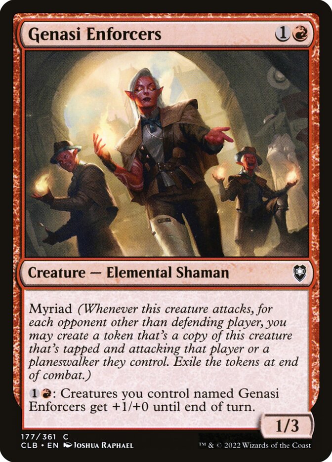 Genasi Enforcers, Commander Legends: Battle for Baldur's Gate · 177/361