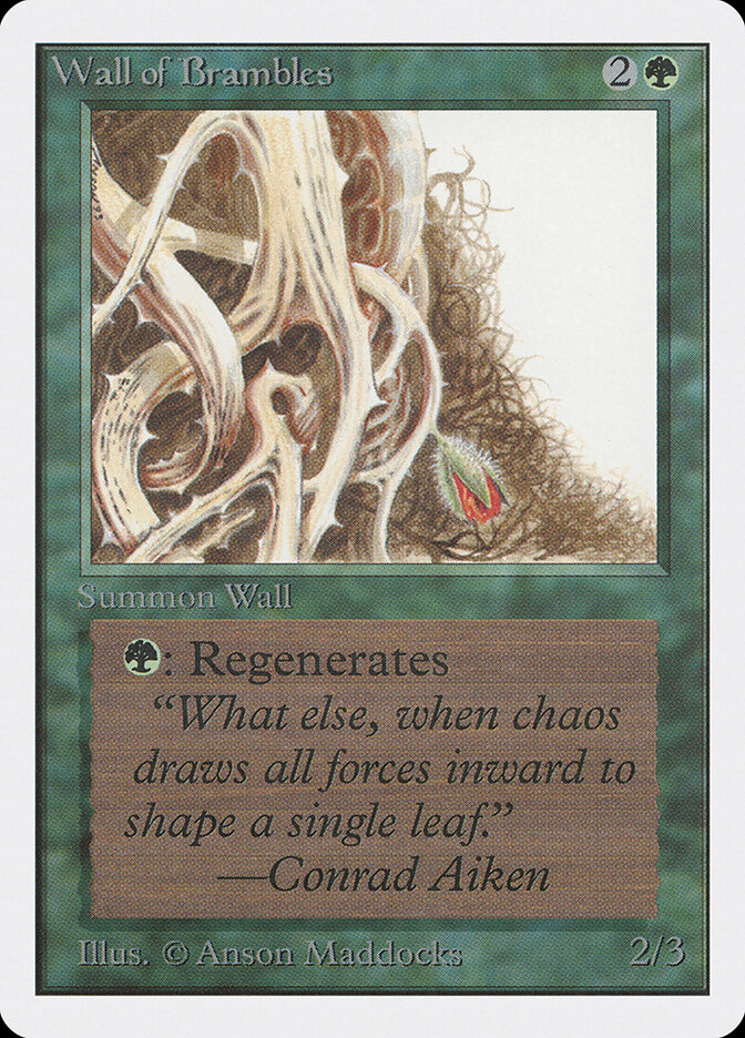 Wall of Brambles, Unlimited Edition · 224