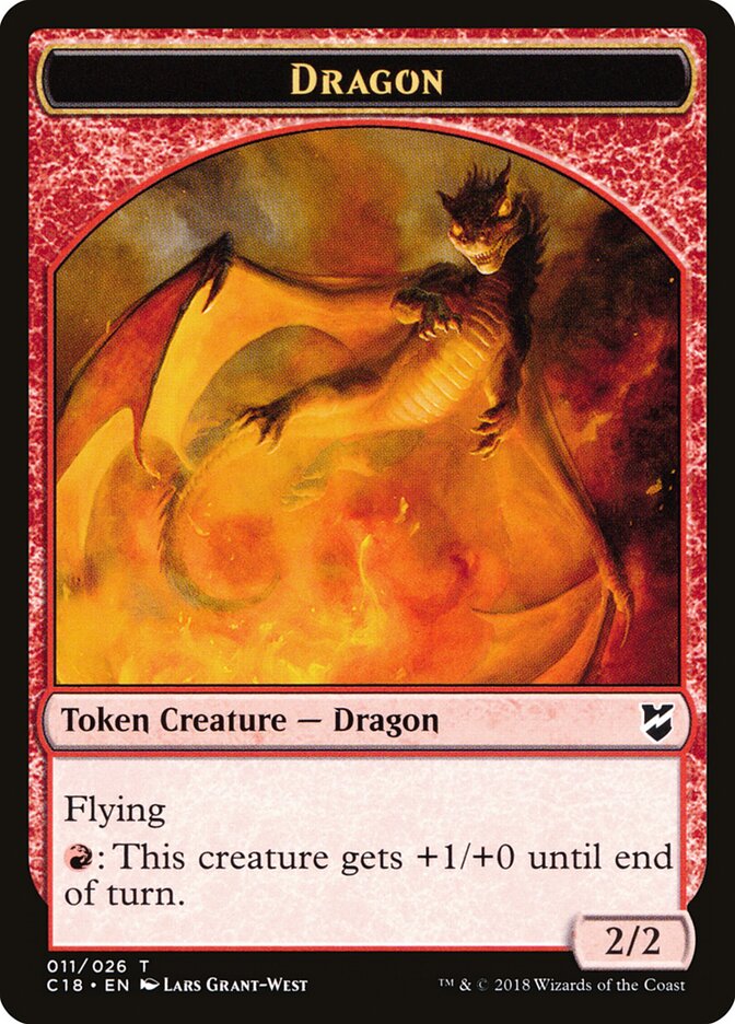 Dragon, Commander 2018 Tokens · 011