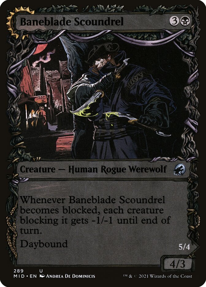 Baneblade Scoundrel // Baneclaw Marauder, Innistrad: Midnight Hunt · 289