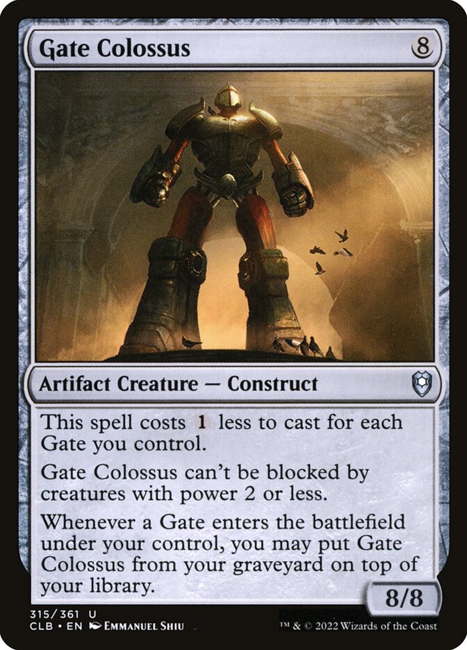 Gate Colossus, Commander Legends: Battle for Baldur's Gate · 315/361