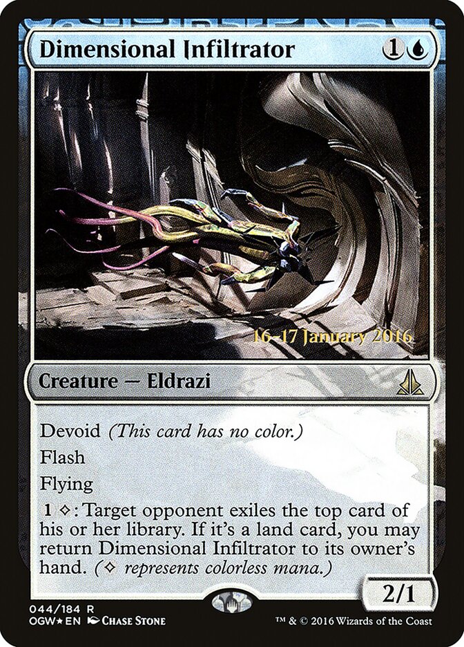Dimensional Infiltrator, Oath of the Gatewatch Promos · 044/184