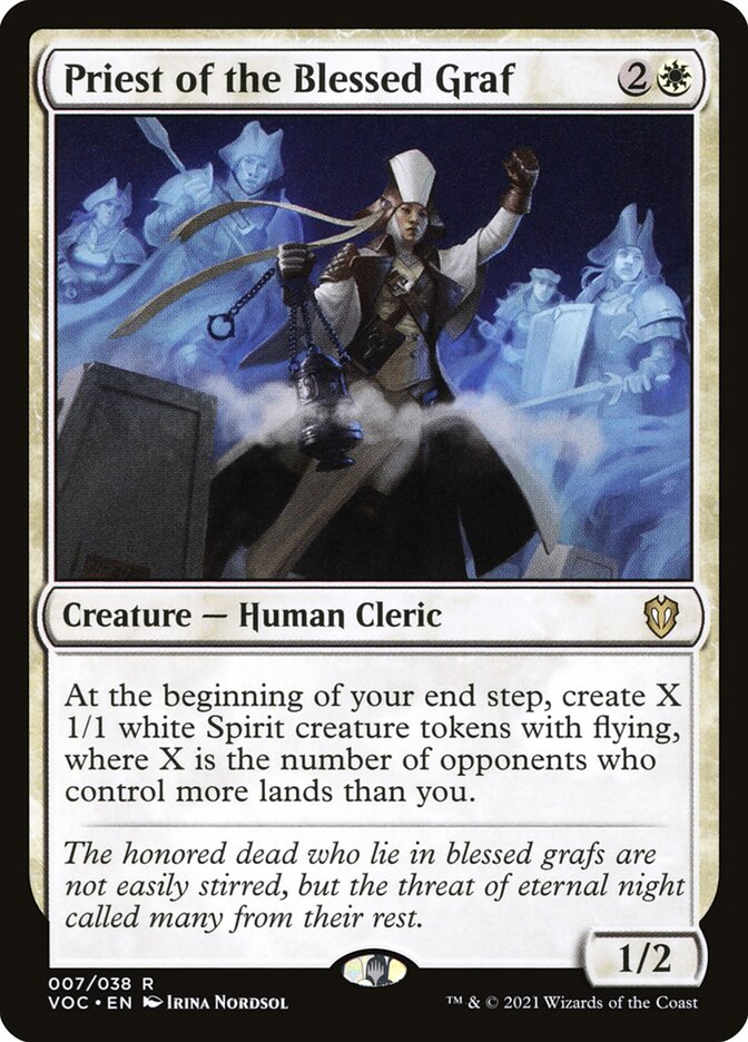 Priest of the Blessed Graf, Crimson Vow Commander · 007/038