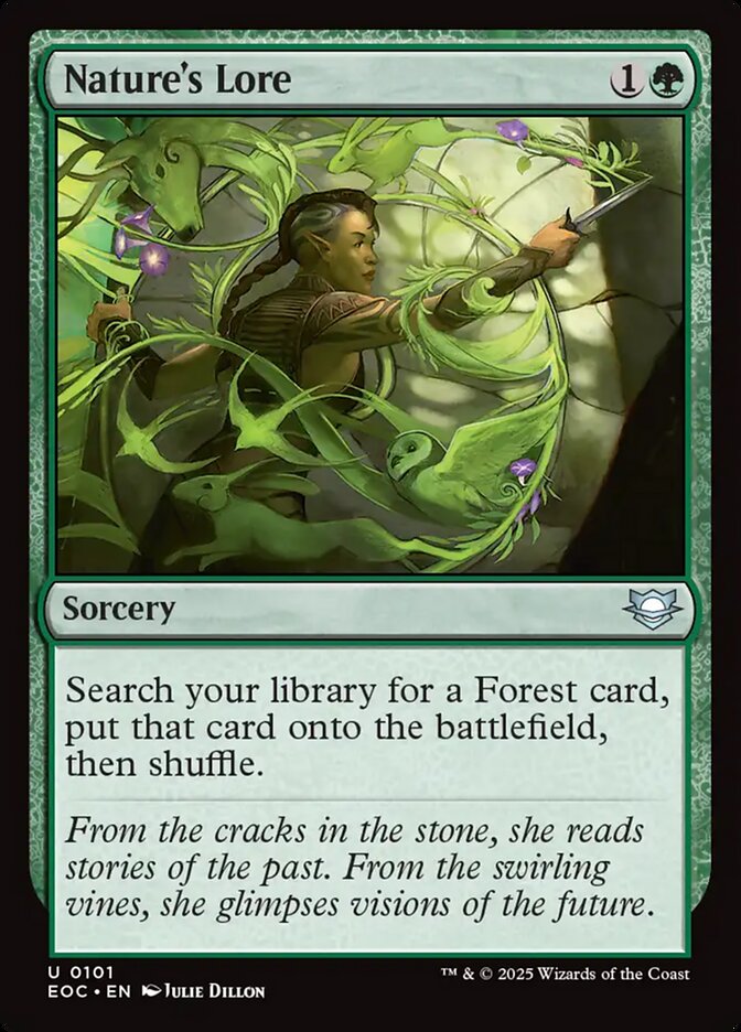 Nature's Lore, Edge of Eternities Commander · 0101