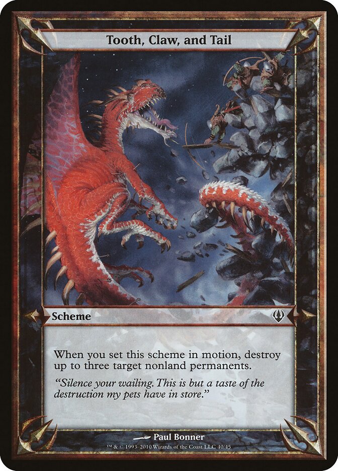 Tooth, Claw, and Tail, Archenemy Schemes · 40-star