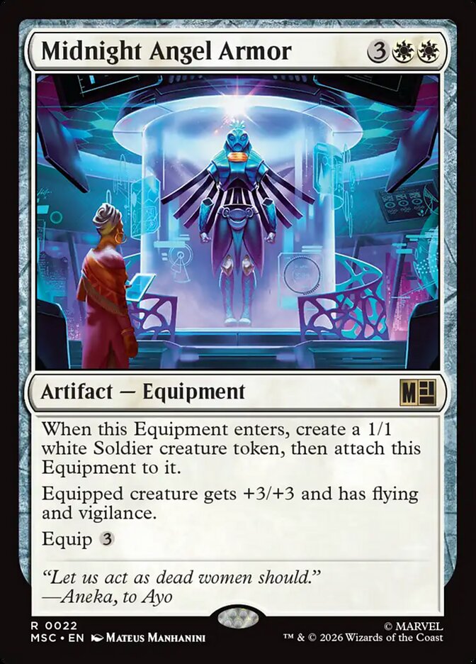 Midnight Angel Armor, Marvel Super Heroes Commander · 0022