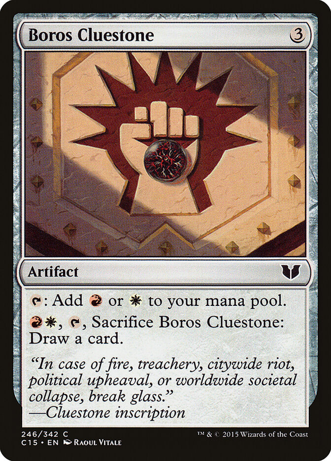 Boros Cluestone, Commander 2015 · 246/342