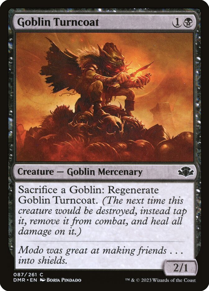 Goblin Turncoat, Dominaria Remastered · 087/261