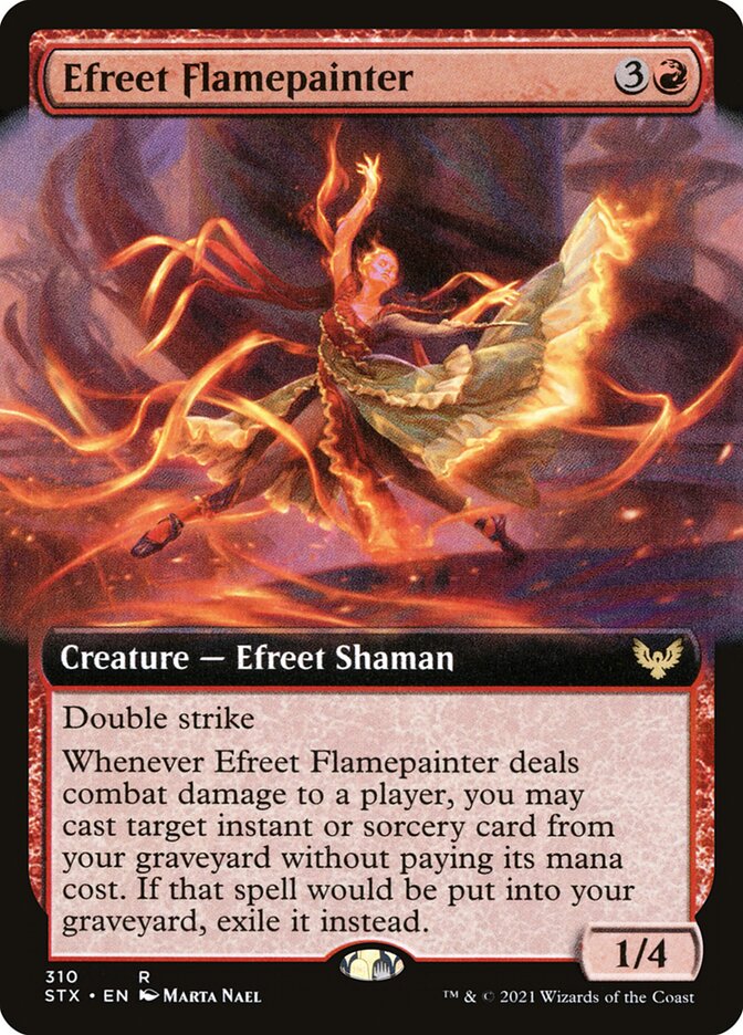 Efreet Flamepainter, Strixhaven: School of Mages · 310