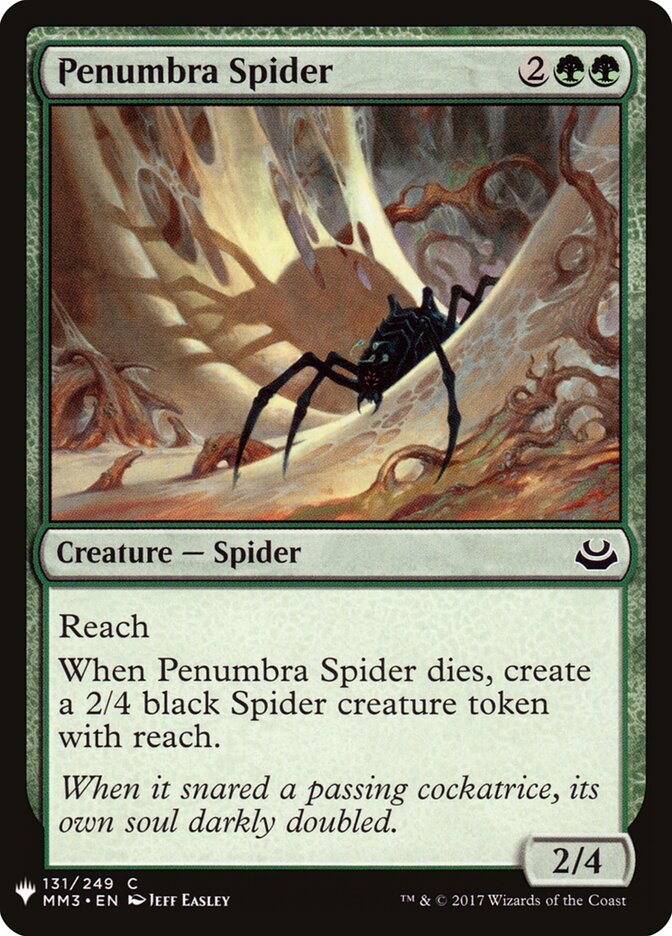 Penumbra Spider, The List · mm3-131