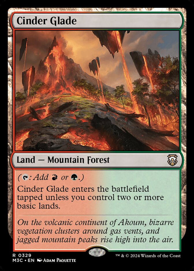 Cinder Glade, Modern Horizons 3 Commander · 0329