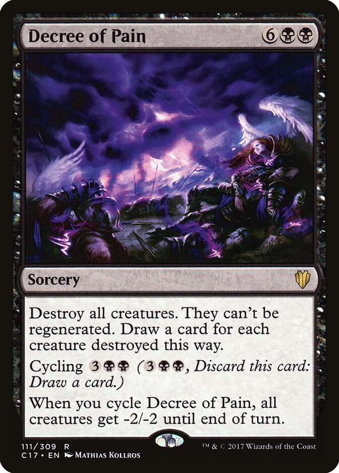 Decree of Pain, Commander 2017 · 111/309