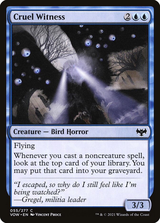Cruel Witness, Innistrad: Crimson Vow · 055/277