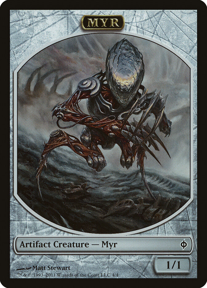 Myr, New Phyrexia Tokens · 4
