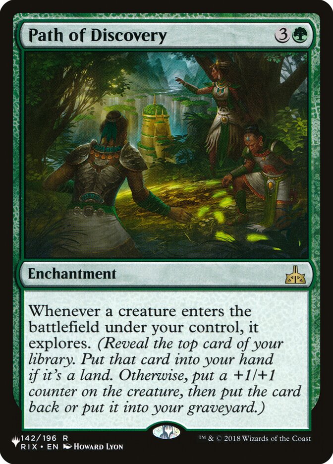 Path of Discovery, The List · rix-142