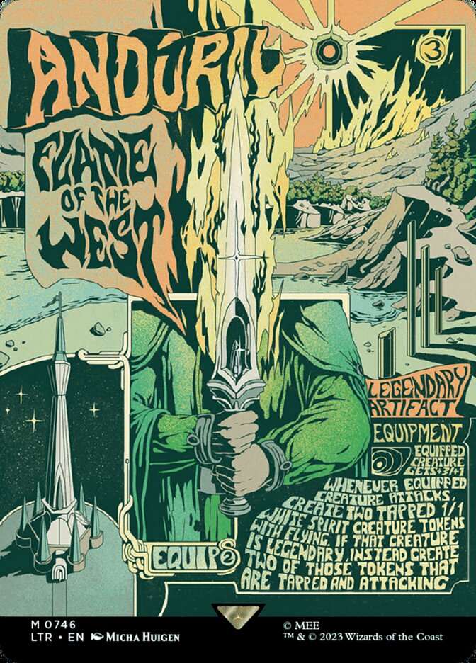 Andúril, Flame of the West, The Lord of the Rings: Tales of Middle-earth · 0746