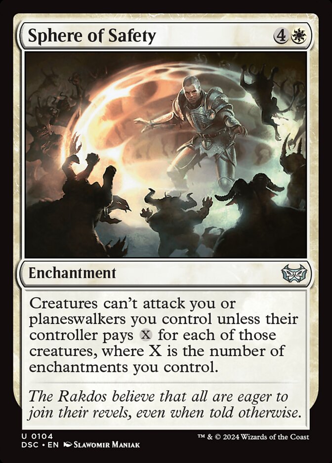 Sphere of Safety, Duskmourn: House of Horror Commander · 0104