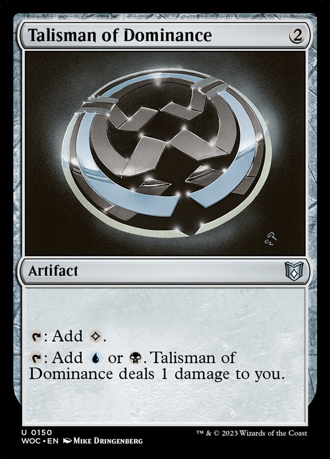 Talisman of Dominance, Wilds of Eldraine Commander · 0150