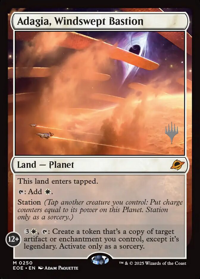 Adagia, Windswept Bastion, Edge of Eternities Promos · 0250